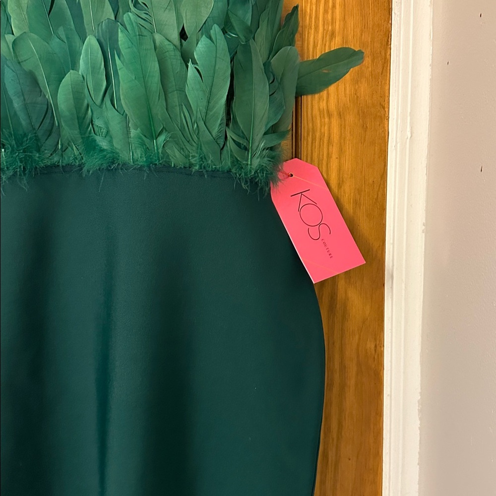 NEW! Feather Bandage Dress - Picture 4 of 5